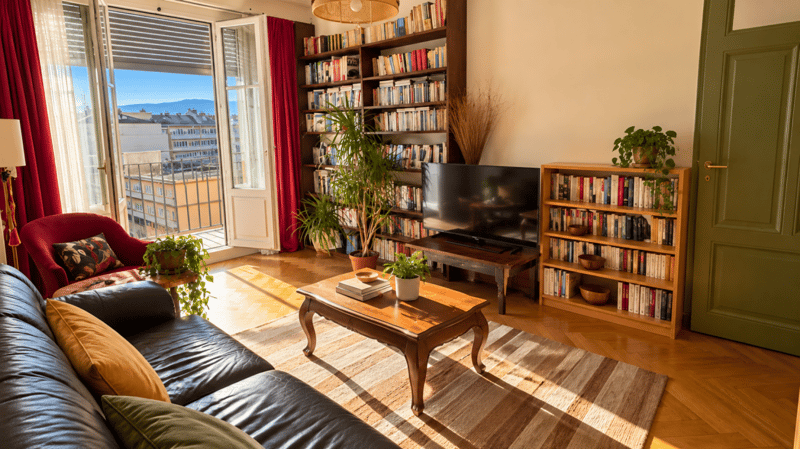 Superbe 3 pièces en attique avec 2 balcons (2)