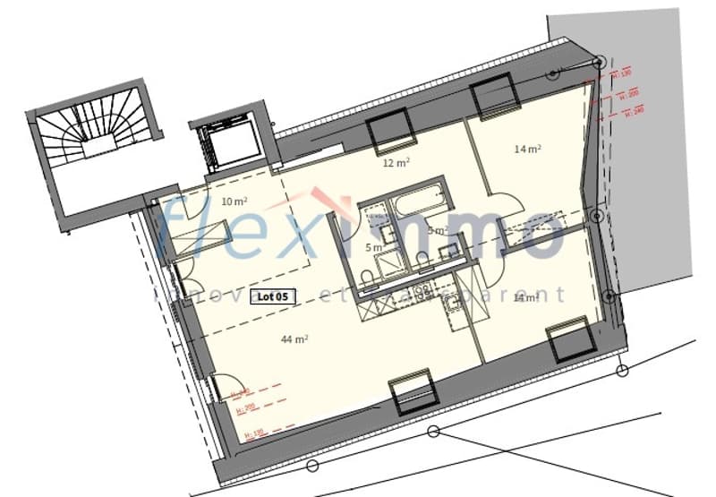 Plan appartement - image non contractuelle