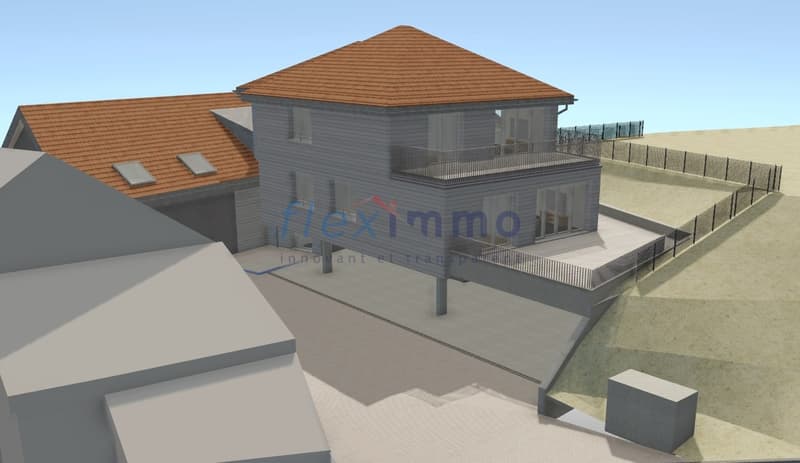 2.5 rooms new with terrace Pure air from the Jura, direct train to Nyon (3)