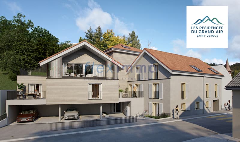 2.5 rooms new with terrace Pure air from the Jura, direct train to Nyon (2)