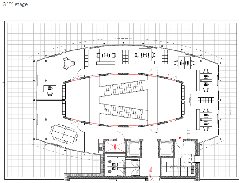 Independent building for rent with services within a campus, international district in Geneva. (11)