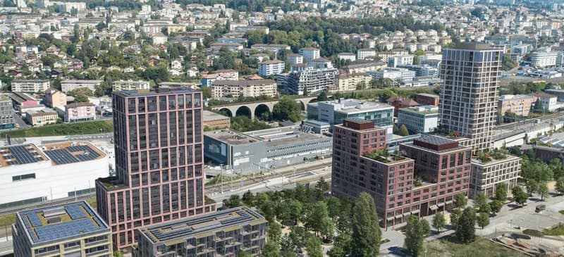 Uffici nuovi a 5 minuti dalla stazione dei treni - Central Malley a Prilly - Moderni e luminosi (2)