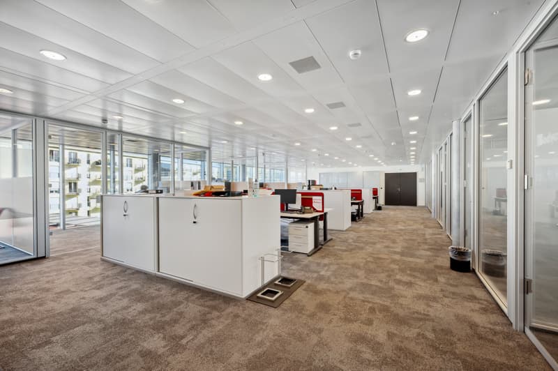 Offices equipped - close to train station in Nyon - modern and bright building (8)
