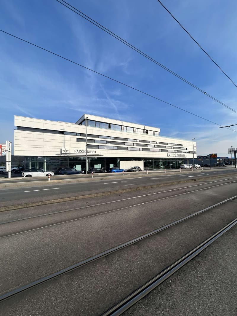 Showroom & laboratori in affitto a Meyrin, 3000 m², visibilità eccezionale & parcheggi (1)