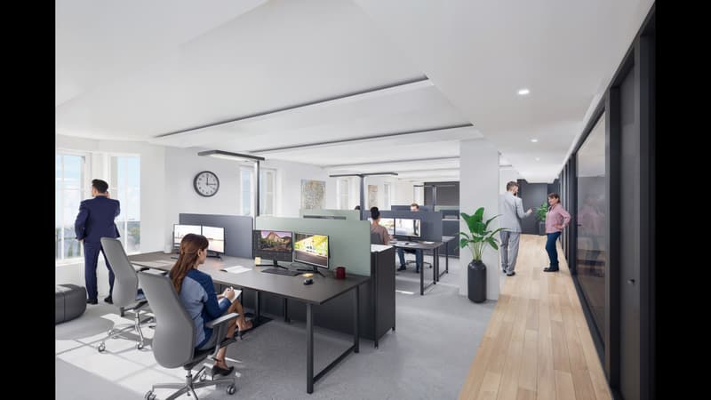 Bureaux à louer dans un immeuble emblématique du centre-ville de Genève (4)