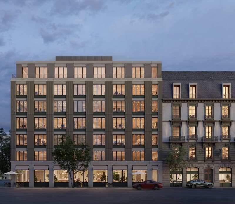 Bureaux prime à louer, centre-ville de Genève, Boulevard Georges Favon 7, dans un immeuble rénové offrant un environnement de travail optimal (2)