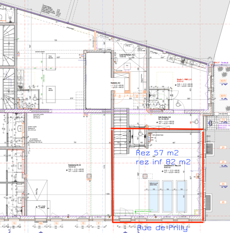 Arcade/Büro/Gewerbefläche zur Miete 100 & 130 m2 ca. (8)