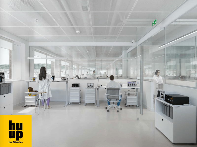 Vaudbureaux Minergie piattaforme di 750 m2, divisibili da 350 m2, ai piedi della metropolitana M1 e della stazione CFF (3)
