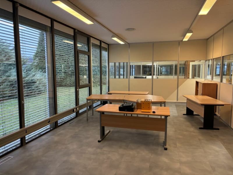A louer: divers LOCAUX commerciaux, HALLS, TERRAINS nus et COUVERTS dans site industriel (12)