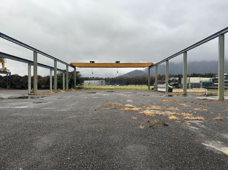 A louer: divers LOCAUX commerciaux, HALLS, TERRAINS nus et COUVERTS dans site industriel (9)