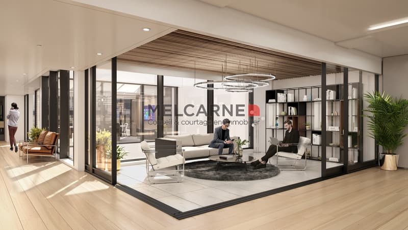 Bureau modulable d'env. 398 m2 à louer - Rue du Rhône (2)