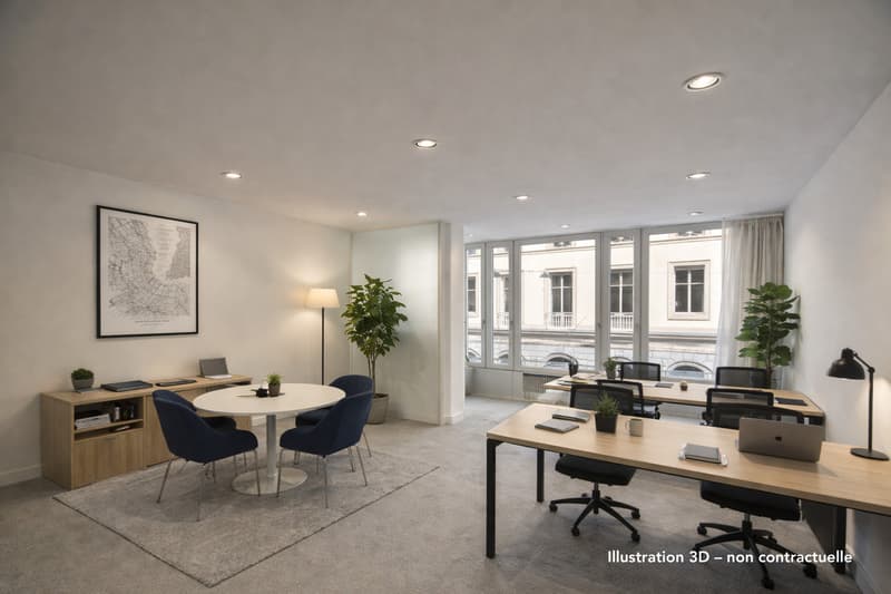 Bureaux de 150 m2 Rue du Rhône (2)