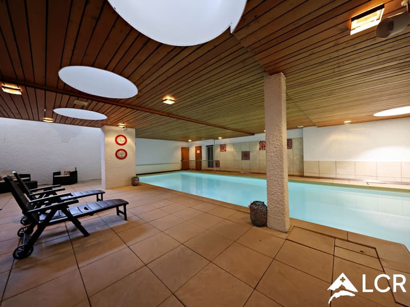 2,5 locali con una vista magnifica - Piscina interna (9)