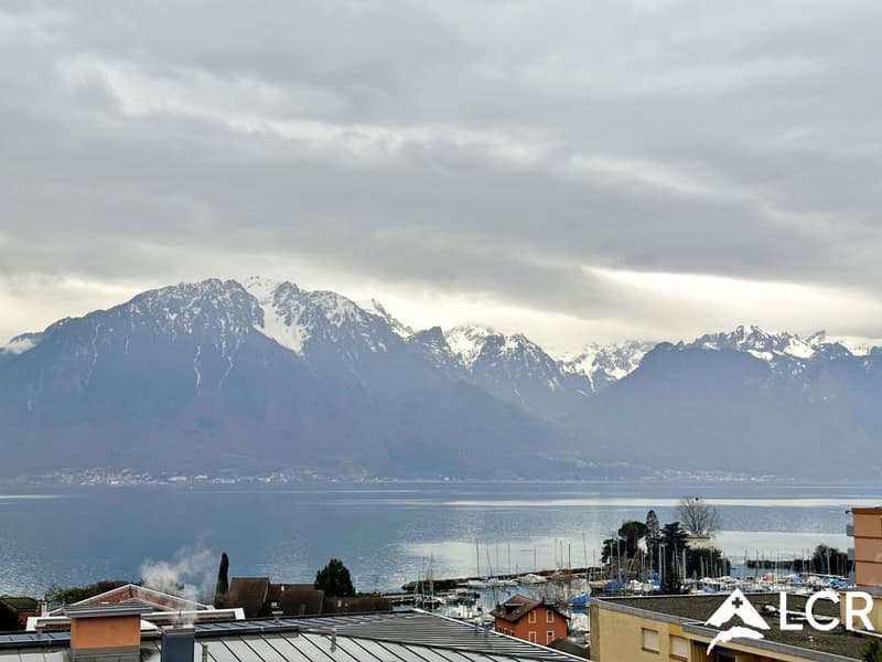 Meravigliosa casa arredata a breve termine 3,5 locali // 2 camere // Balcone con vista lago (10)