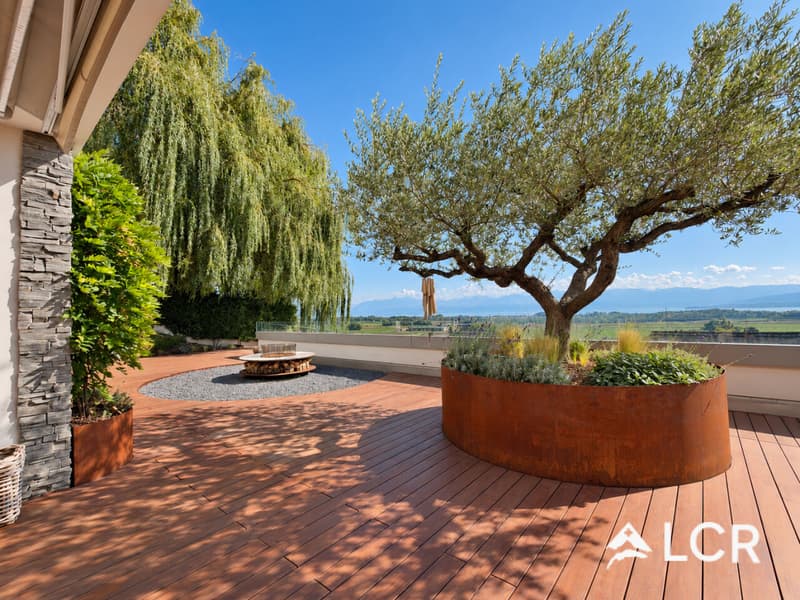 Appartement d'exception de 185 m² avec terrasse panoramique de 145 m² et vue sur le Léman (13)