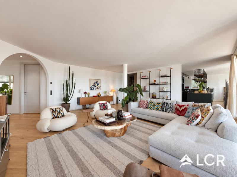 Appartement d'exception de 185 m² avec terrasse panoramique de 145 m² et vue sur le Léman (2)