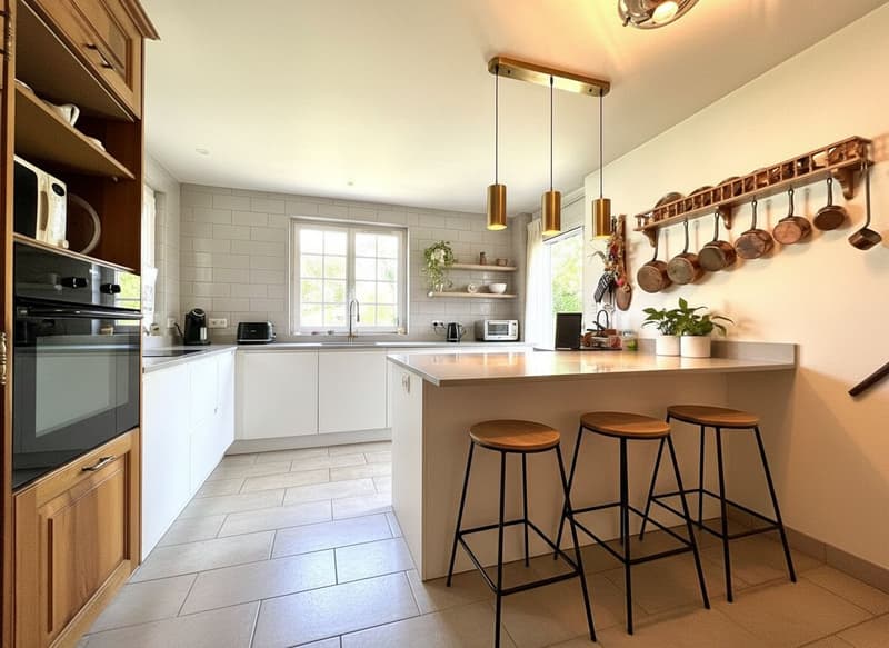 Bella casa individuale con 6.5 locali / 4 camere da letto / 3 bagni / 1 balcone / Grande giardino di 1150m² / 2 box (4)