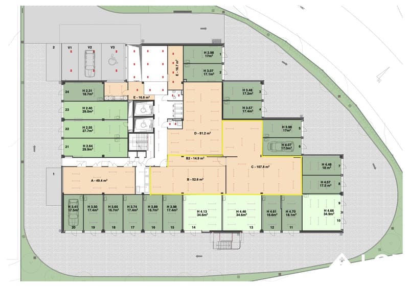 Secure 170m2 space for rent in Morges: ideal for storage or depot, direct highway access (2)