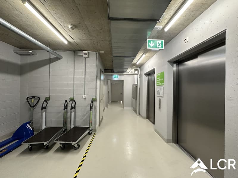 Secure 170m2 space for rent in Morges: ideal for storage or depot, direct highway access (4)
