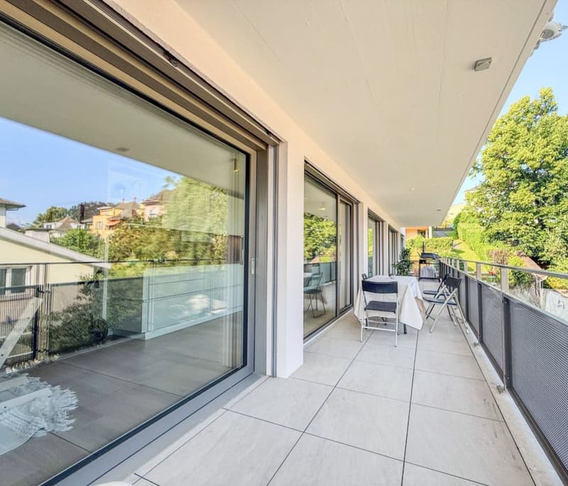 CON CLIMATIZZAZIONE INTEGRATA - Grande appartamento di 4.5 locali di 130m² PPE - Terrazza di 25m² (11)