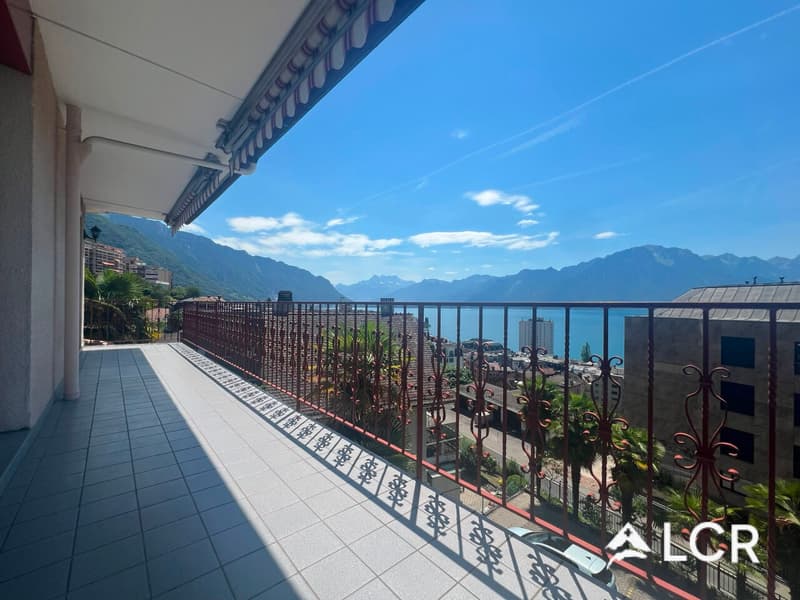 Schönes Rentengebäude in Montreux / 4 Apartments / 8 Parkplätze / Seeblick (1)