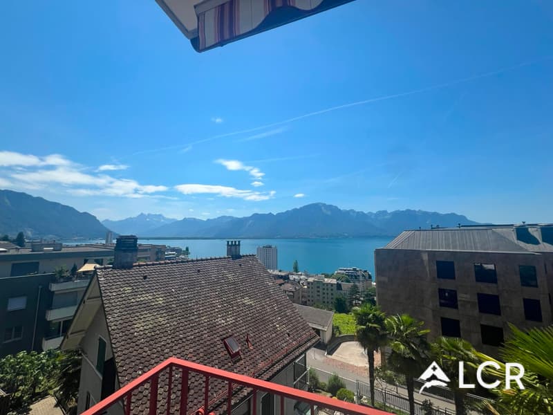 Schönes Rentengebäude in Montreux / 4 Apartments / 8 Parkplätze / Seeblick (3)