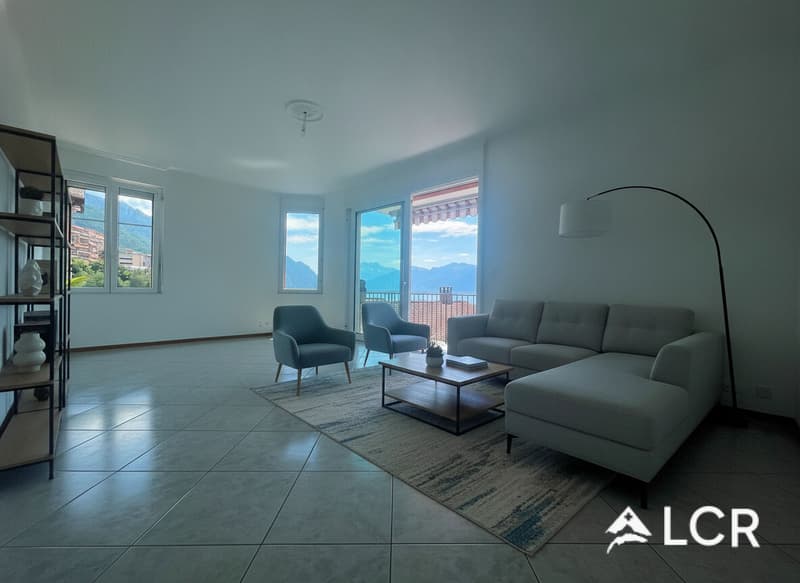 Schönes Rentengebäude in Montreux / 4 Apartments / 8 Parkplätze / Seeblick (4)