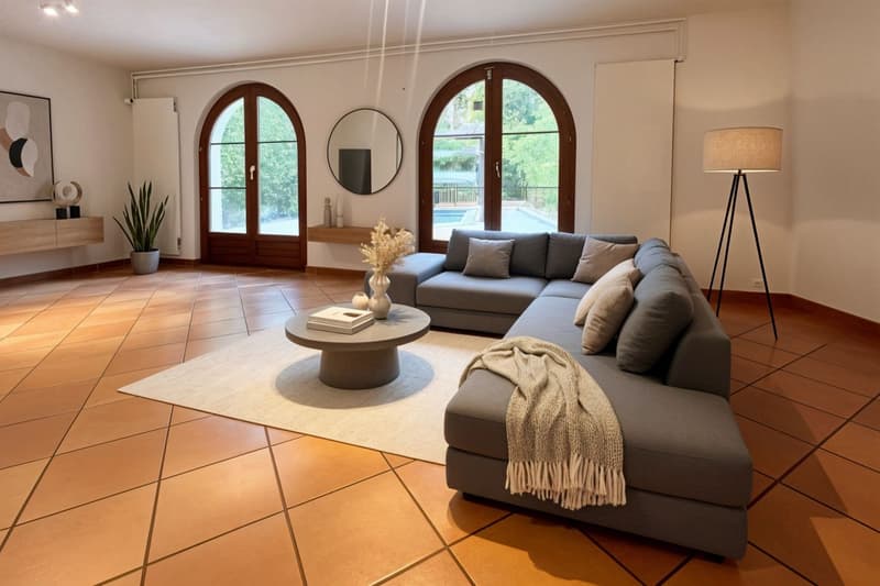 À louer - Magnifique Duplex dans une maison de village de 7.5 pièces - 260 m² - Piscine chauffée - Trélex (Nyon) (1)