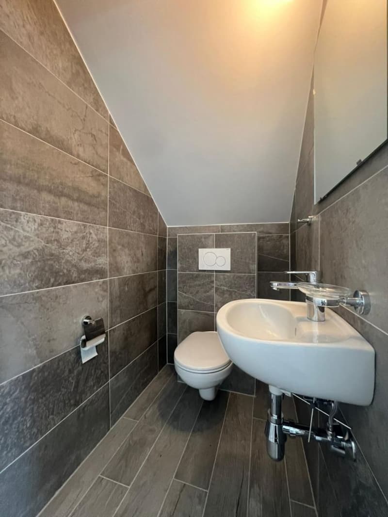 New triplex of 4.5 rooms / 3 bedrooms / 2 bathrooms / Balcony / Private garden (9)