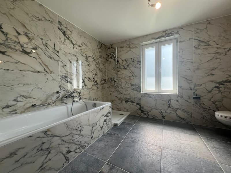New triplex of 4.5 rooms / 3 bedrooms / 2 bathrooms / Balcony / Private garden (7)