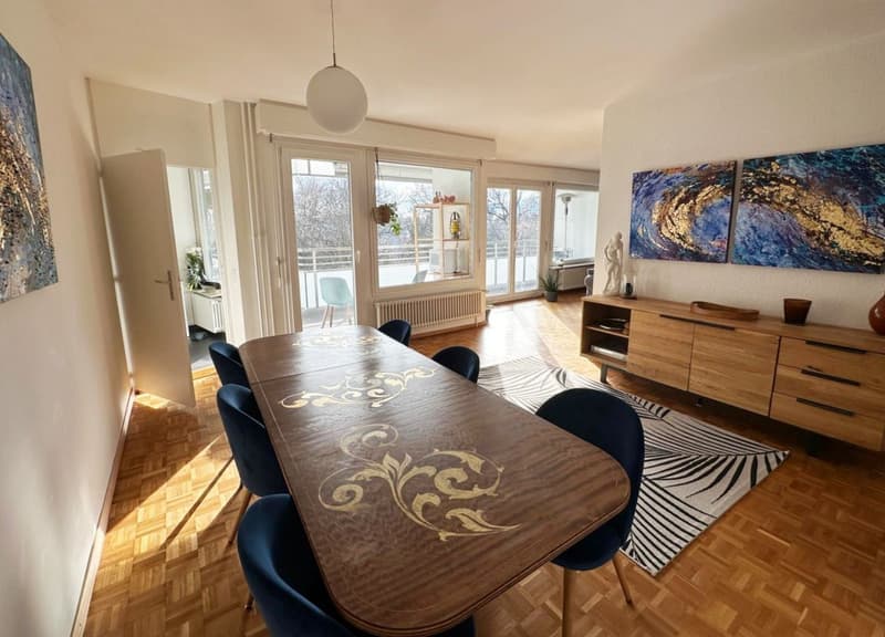 Sublet - Beautiful furnished apartment of 7.5 rooms / 4 bedrooms / Balcony (2)