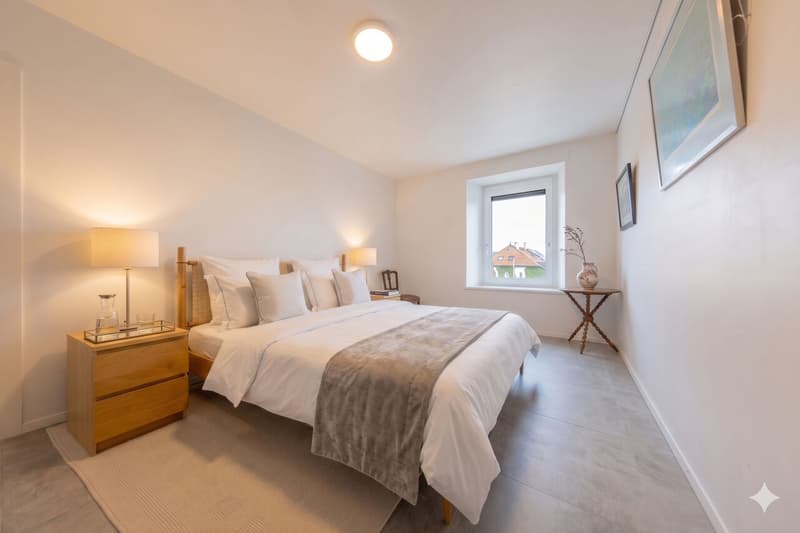 Splendid duplex of 6.5 rooms in the attic - View of Mont Blanc - 10 minutes from Nyon (8)