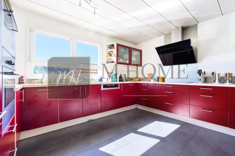 Trélex - Exclusive! Individual villa with pool, residential calm, station on foot, West exposure (6)