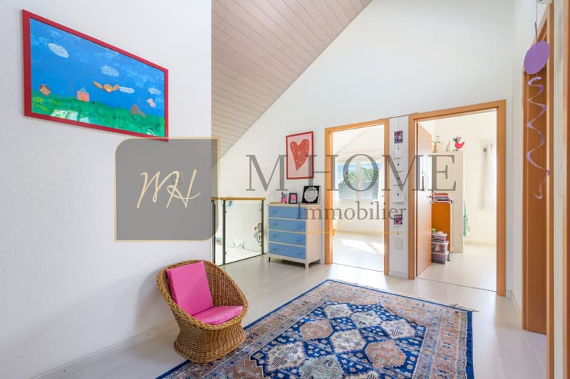 Trélex - Exclusive! Individual villa with pool, residential calm, station on foot, West exposure (9)