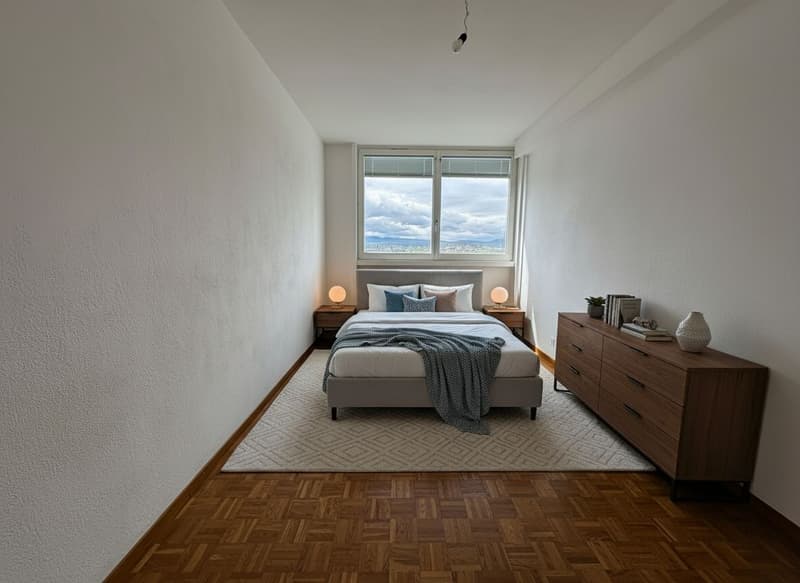 Schönes Apartment mit wunderschöner Aussicht 3 Zimmer / Gemeinschaftspool (5)