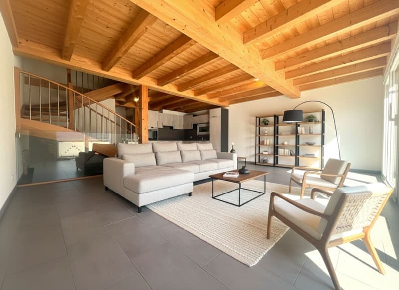 Meravigliosa e recente casa a schiera di 5,5 locali con vista impareggiabile (1)
