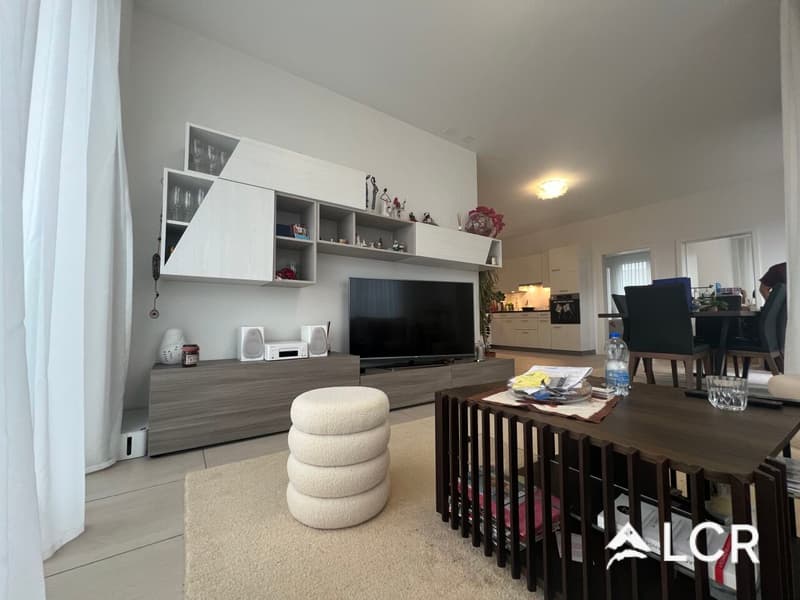 Prächtige 3.5-Zimmer-Wohnung mit 2 Schlafzimmern, 1 Badezimmer, 1 Balkon und 1 Terrasse (3)