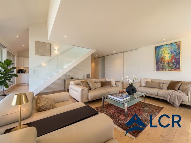 Splendid 4.5-room duplex penthouse - Lake view - 5 minutes from Morges (5)