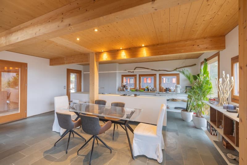 Magnifica villa di architetto con 3 camere sul bordo del bosco a Saint-Cergue (5)