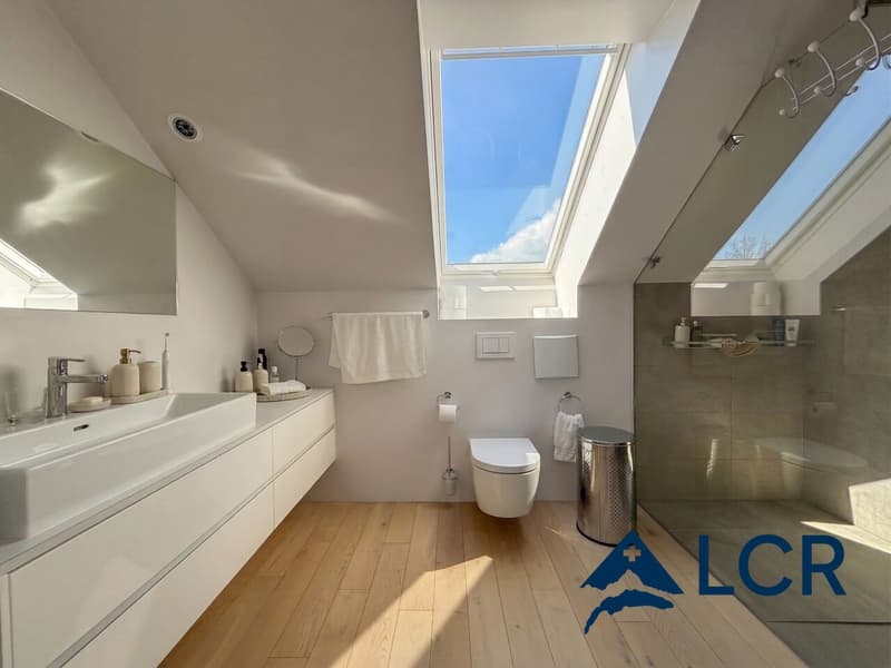 Splendid 4.5-room duplex attic apartment with lake view - 5 minutes from Morges (11)