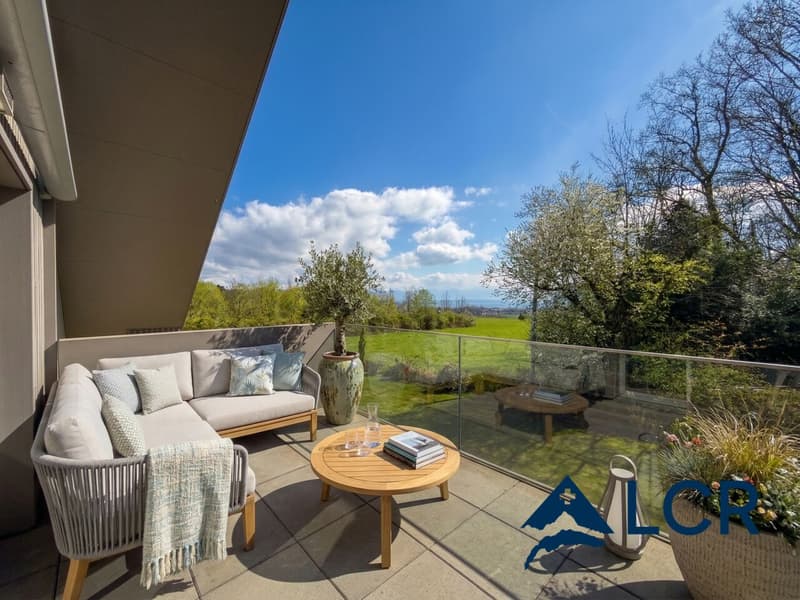 Splendid 4.5-room duplex attic apartment with lake view - 5 minutes from Morges (6)