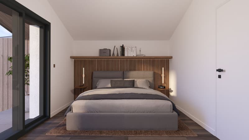 Magnificent Semi-Detached New House in Sion / Vex / Photovoltaic Panels (4)
