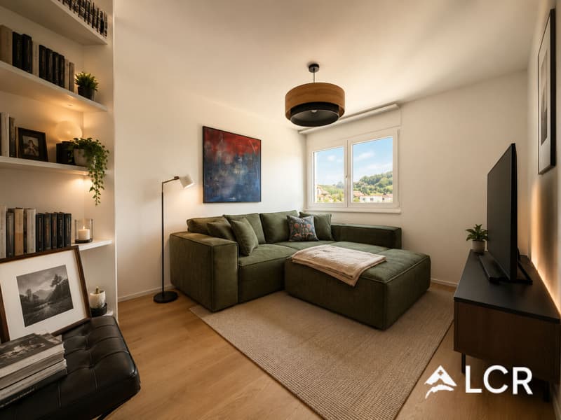 Magnificent 3.5-room attic with 30 m² terrace - Puidoux (7)