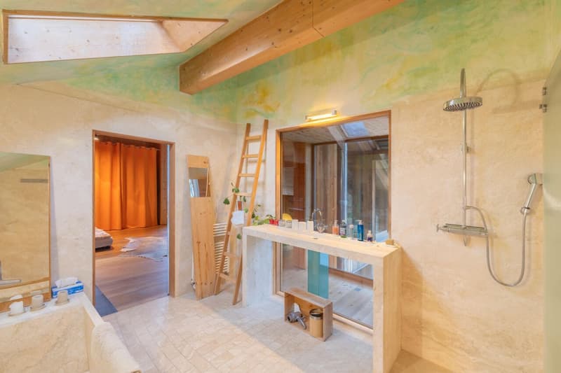 Magnifique villa d'architecte meublée avec 3 chambres au bord du forêt à Saint-Cergue (10)