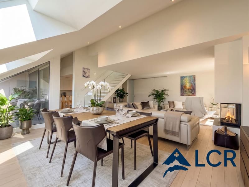 Prächtiges 4,5-Zimmer-Duplex-Penthouse mit Seeblick - 5 Minuten von Morges (3)