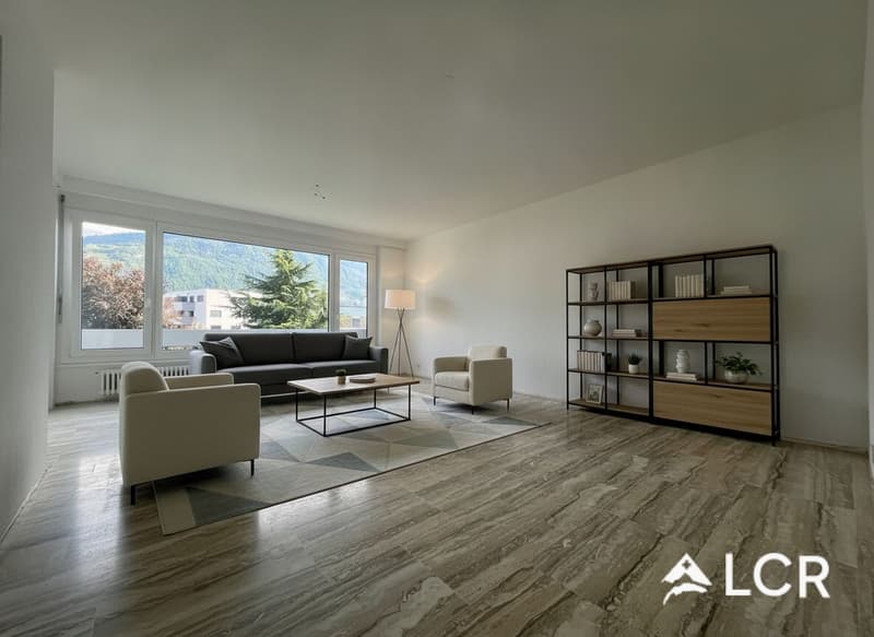 Schönes Apartment mit 4.5 Zimmern / 3 Schlafzimmern / 1 Badezimmer / 2 Balkonen (1)