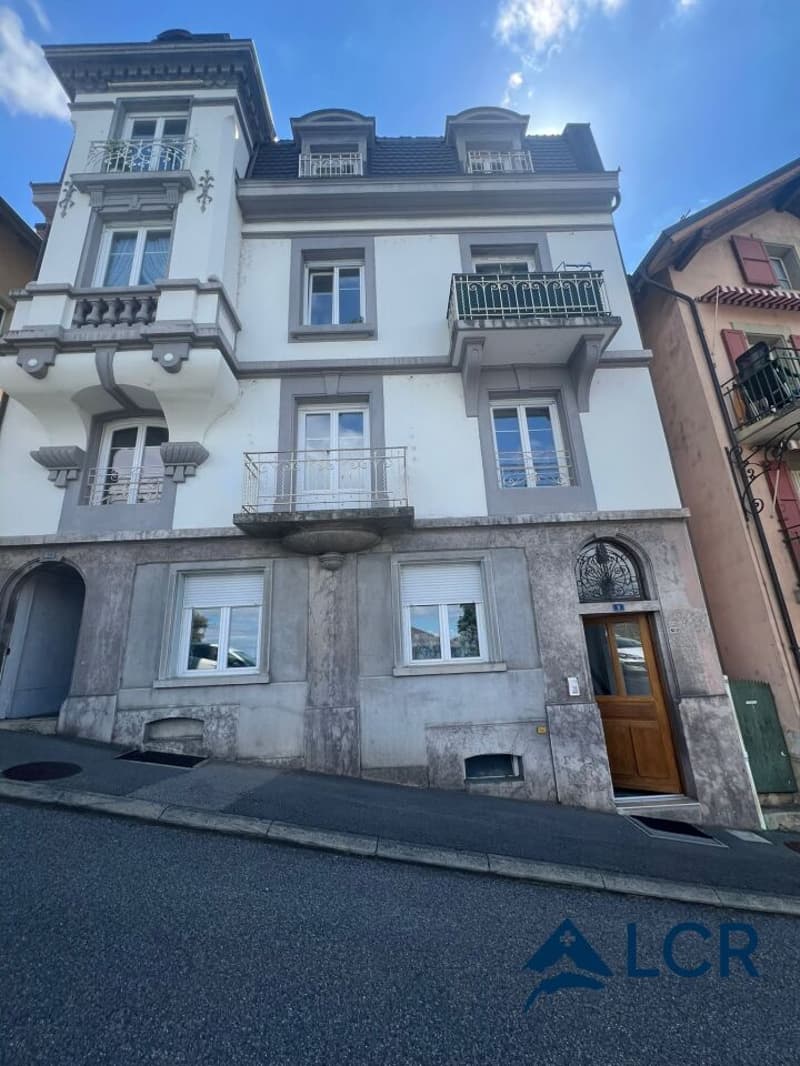 Schönes 3.5-Zimmer-Apartment in Veytaux / 2 Schlafzimmer / 1 Badezimmer / nahe See, Vevey und Montreux (7)