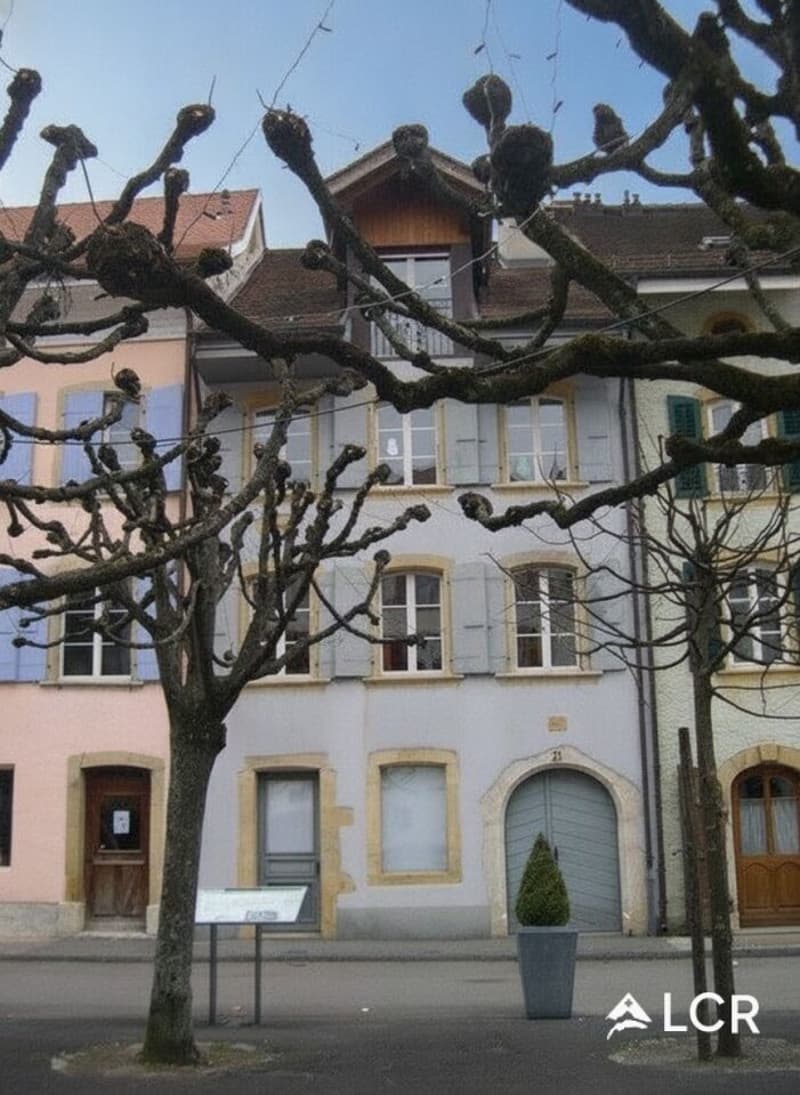 In affitto - Ampio duplex di 4.5 locali con vista libera a Landeron (NE) (7)