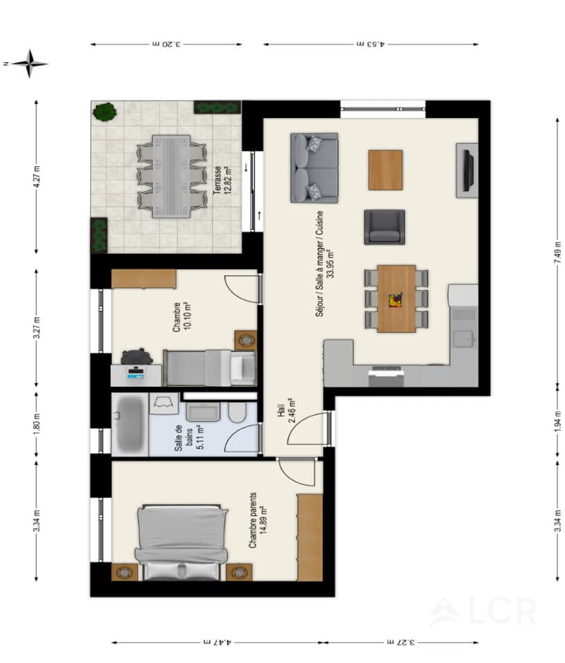 Schönes 3.5-Zimmer-Apartment in Corminboeuf (4)
