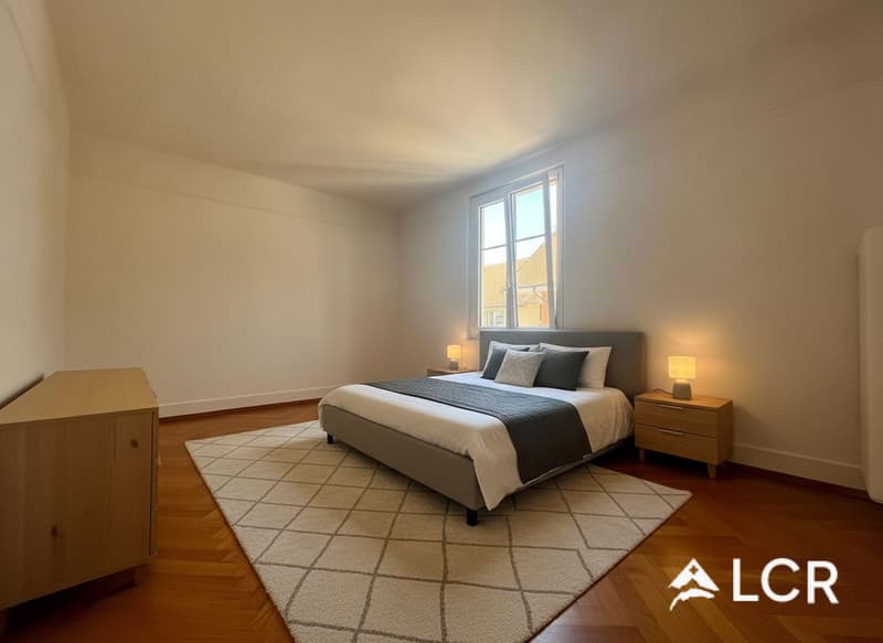 Prächtige 5.5-Zimmer-Wohnung / 3 Schlafzimmer / 1 Badezimmer / 1 Balkon mit atemberaubendem Blick auf den See / DANKE für das sorgfältige Lesen des Textes (10)